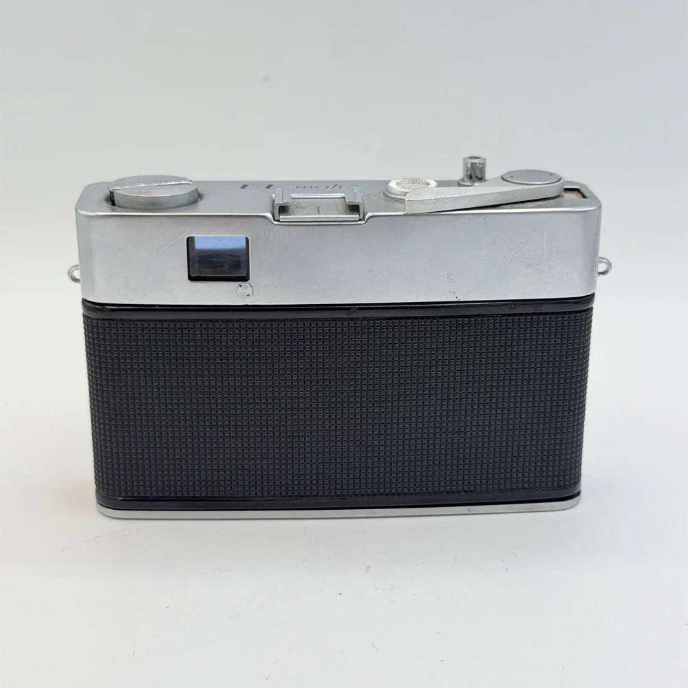 Konica EE-matic 35mm Film Camera Hexanon 40mm f2.8 Lens Shutter Vintage Tested